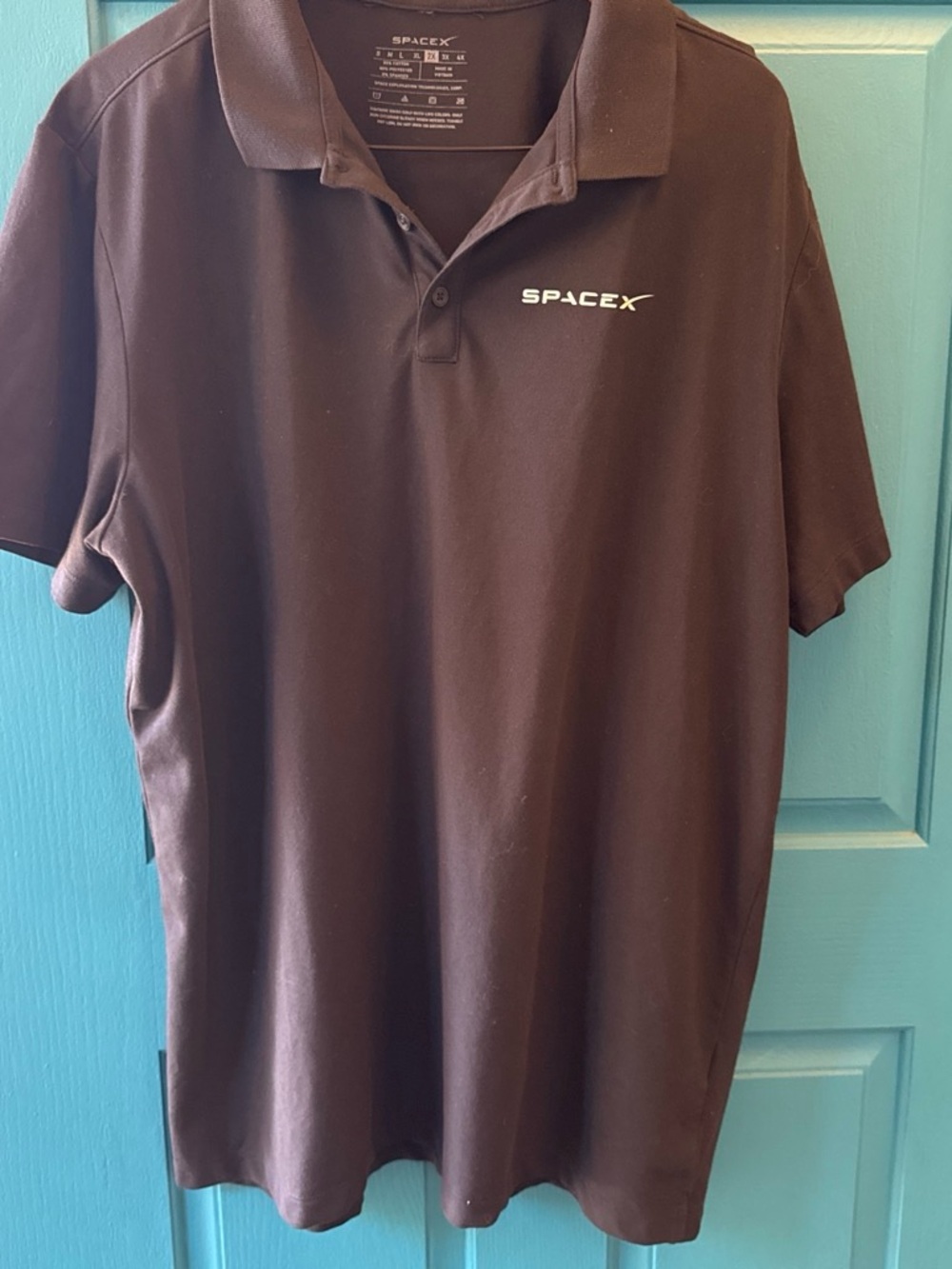 SPACE X Polo - Short Sleeve Collared Shirt 2XL. Amazing!